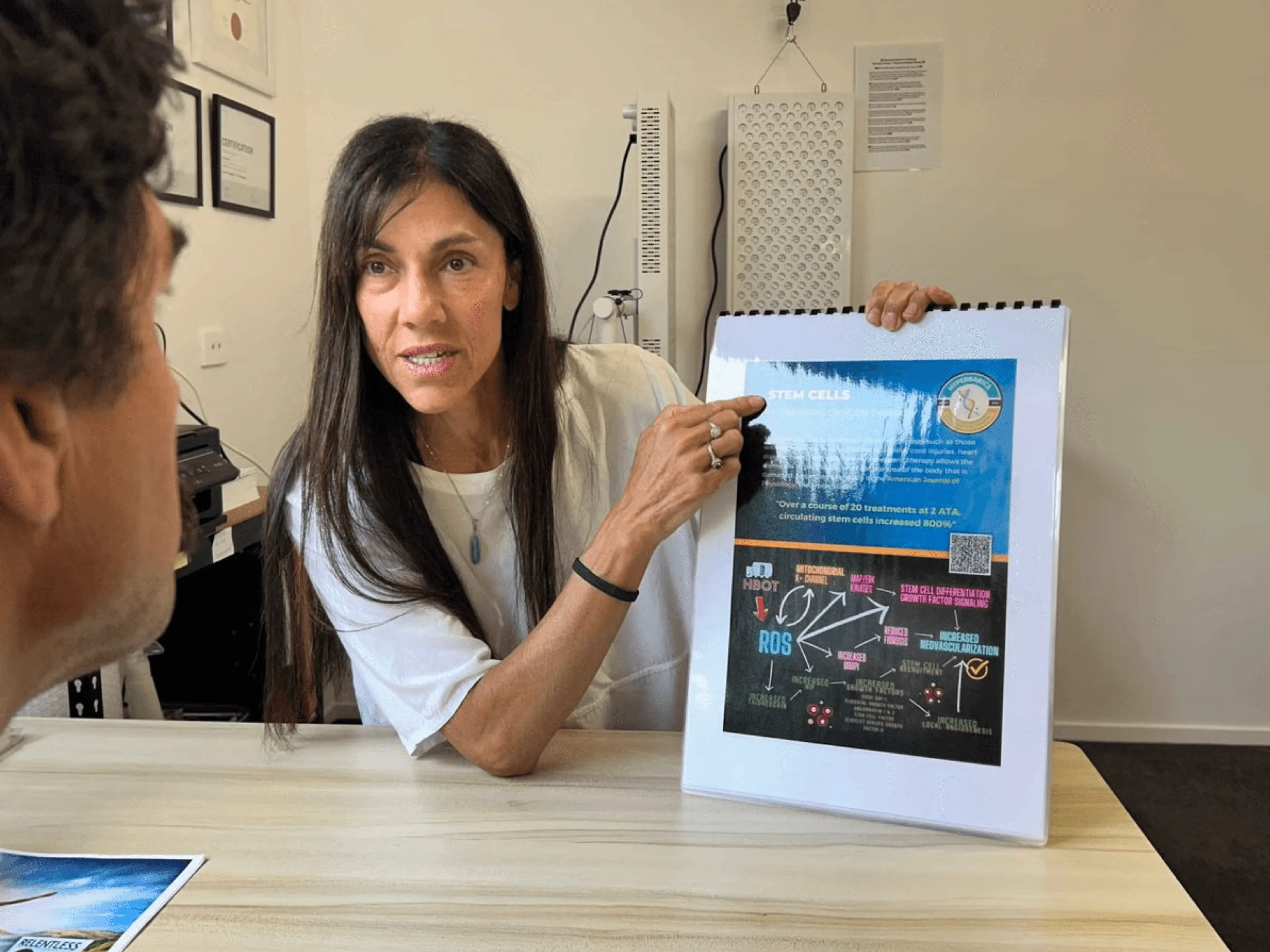 Lisa Tamati, founder of Long Life Hyperbarics