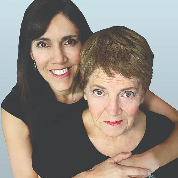 Lisa Tamati with her mother Isobel